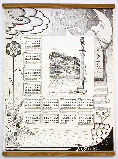 Calendari del Centre Cultural Castellut de 1983 1