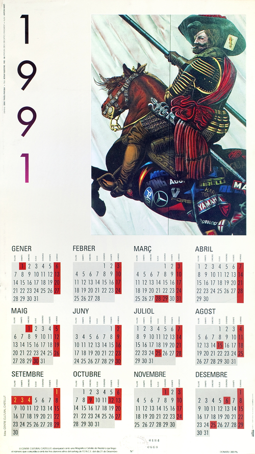 1991 calendari