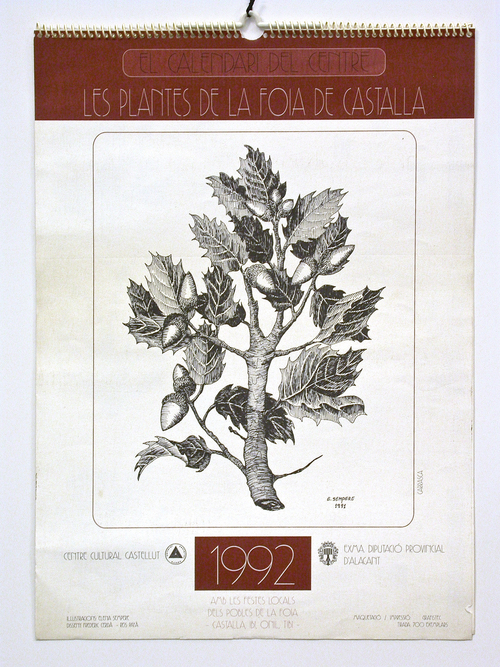 calendari herbes 1992