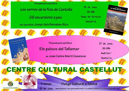 Presentacions “Les serres de la Foia de Castalla” i “Països del Tallamar” i excursió a Xàtiva
