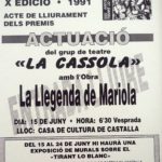 Memòria del Centre Premi Literari Infantil “Foia de Castalla” –II- Teatre als actes de Lliurament de Premis 4