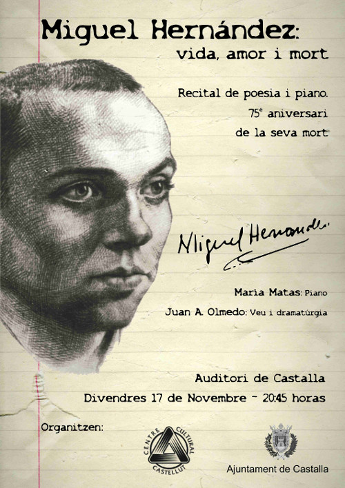 Recital de poesia de Miguel Hernández 2