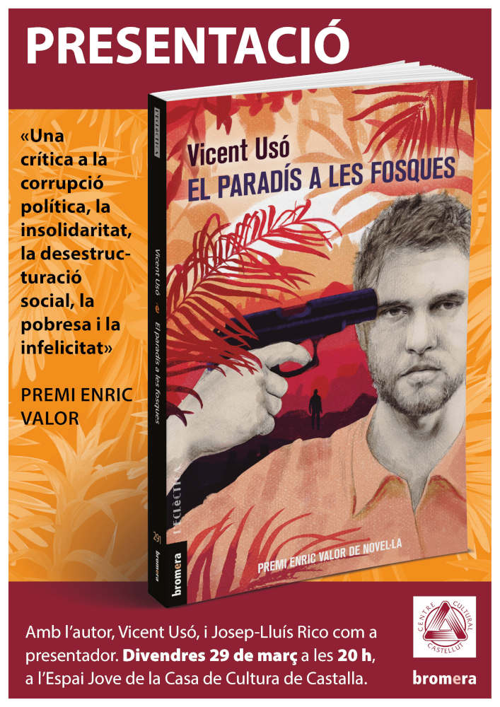 Presentació de la passada guanyadora del Premi Enric Valor “El paradís a les fosques”, de Vicent Usó