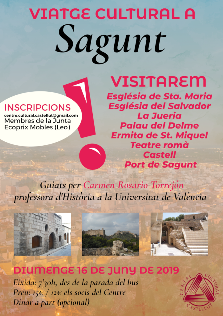 Coneguem el nostre Patrimoni: Viatge cultural a Sagunt! 2