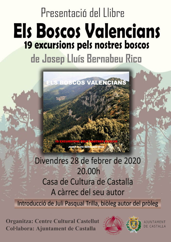 Josep Lluís Bernabeu presenta “Els Boscos Valencians” a la Casa de Cultura de Castalla
