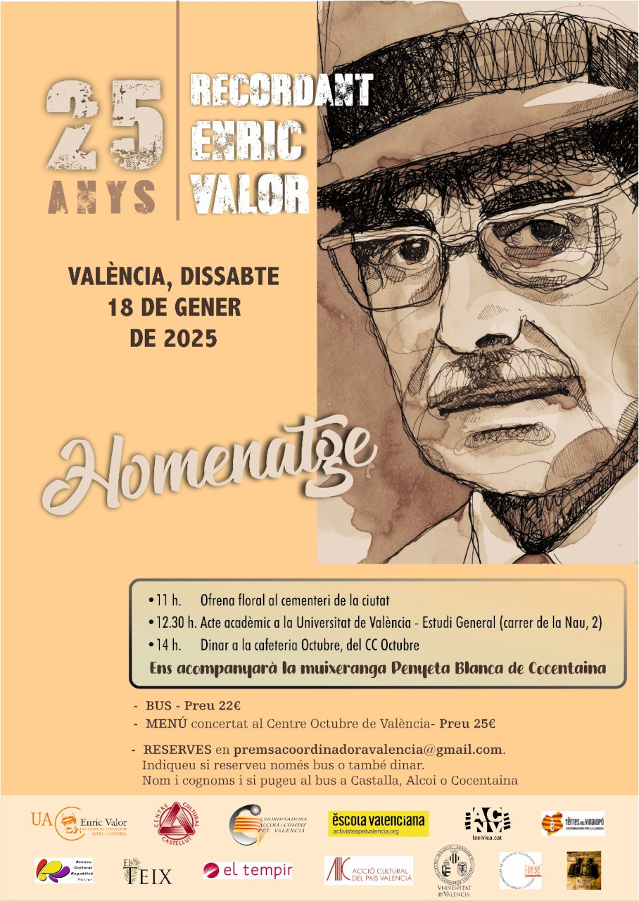 25 anys Enric Valor