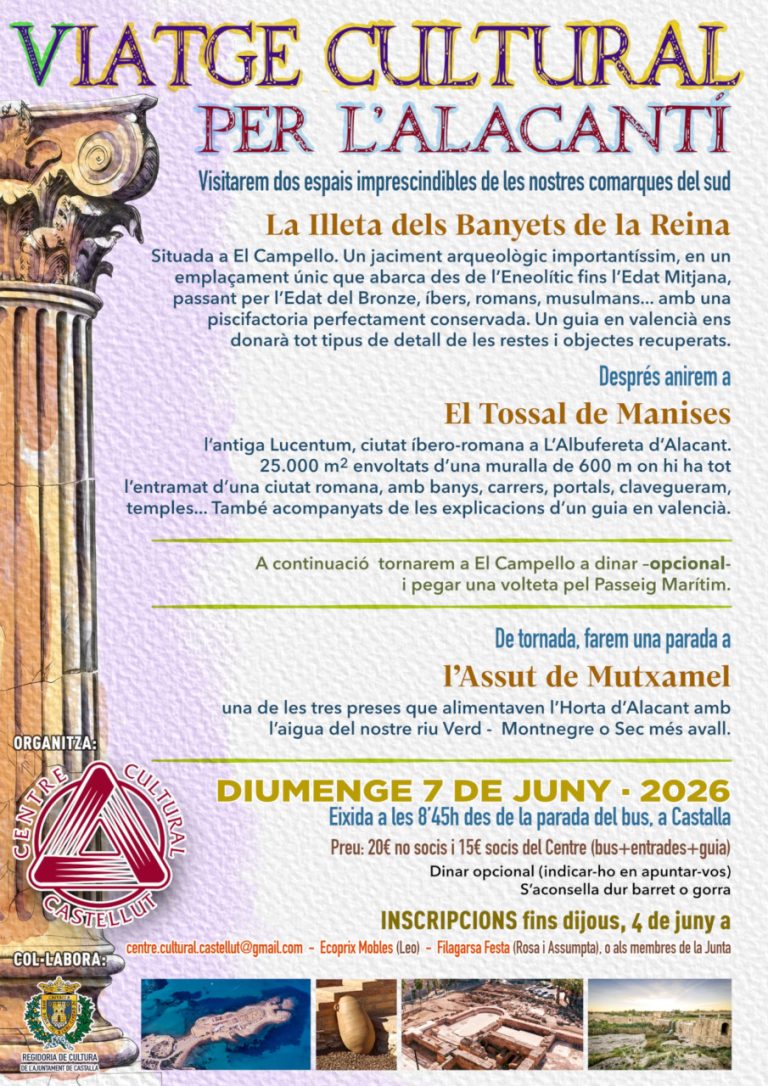 Viatge Cultural Alacantí 2026
